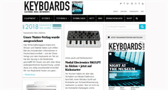 Desktop Screenshot of keyboards.de