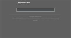 Desktop Screenshot of keyboards.com
